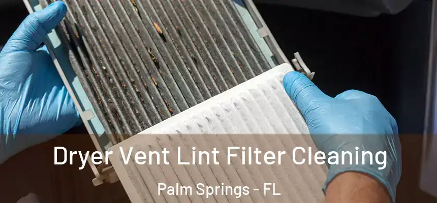  Dryer Vent Lint Filter Cleaning Palm Springs - FL
